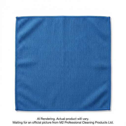 M2 MicroCloth – Chiffon bleu en microfibre 35 × 35 cm – MC-600-BL