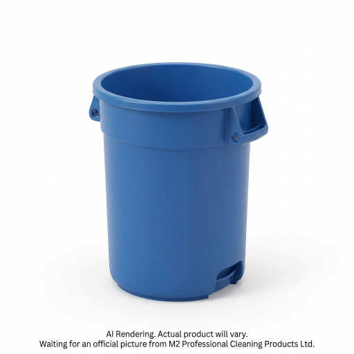 Heavy Duty 20 Gallon Garbage Container-Blue(75L)Recycle
