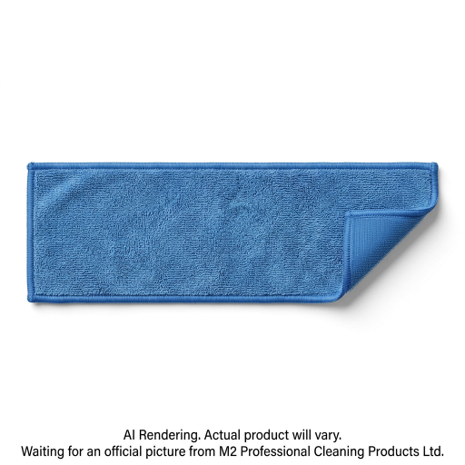 M2 M-Fibre – Tampon de vadrouille plat bleu 24 po – MFP-4024