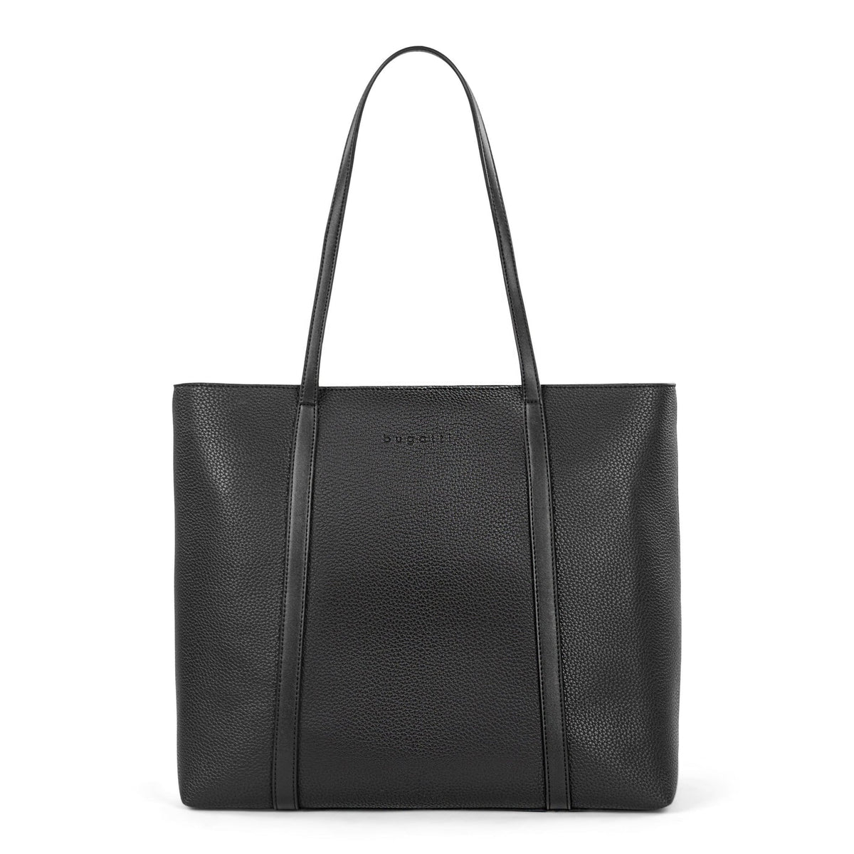 Sac fourre-tout professionnel noir Bugatti Pure Business, vue de face