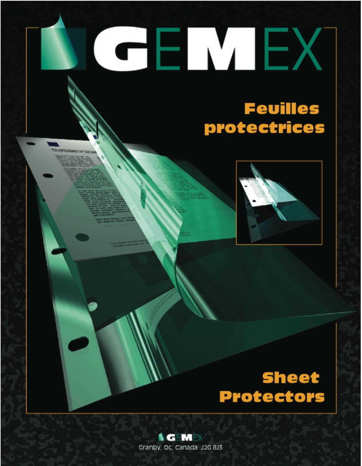 Feuilles protectrices en vinyle clair V-427 Gemex - Distribution Conrad