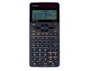 SHARP ELW516XGBSL Calculatrice scientifique 4 lignes WriteView à 640 fonctions - Distribution Conrad