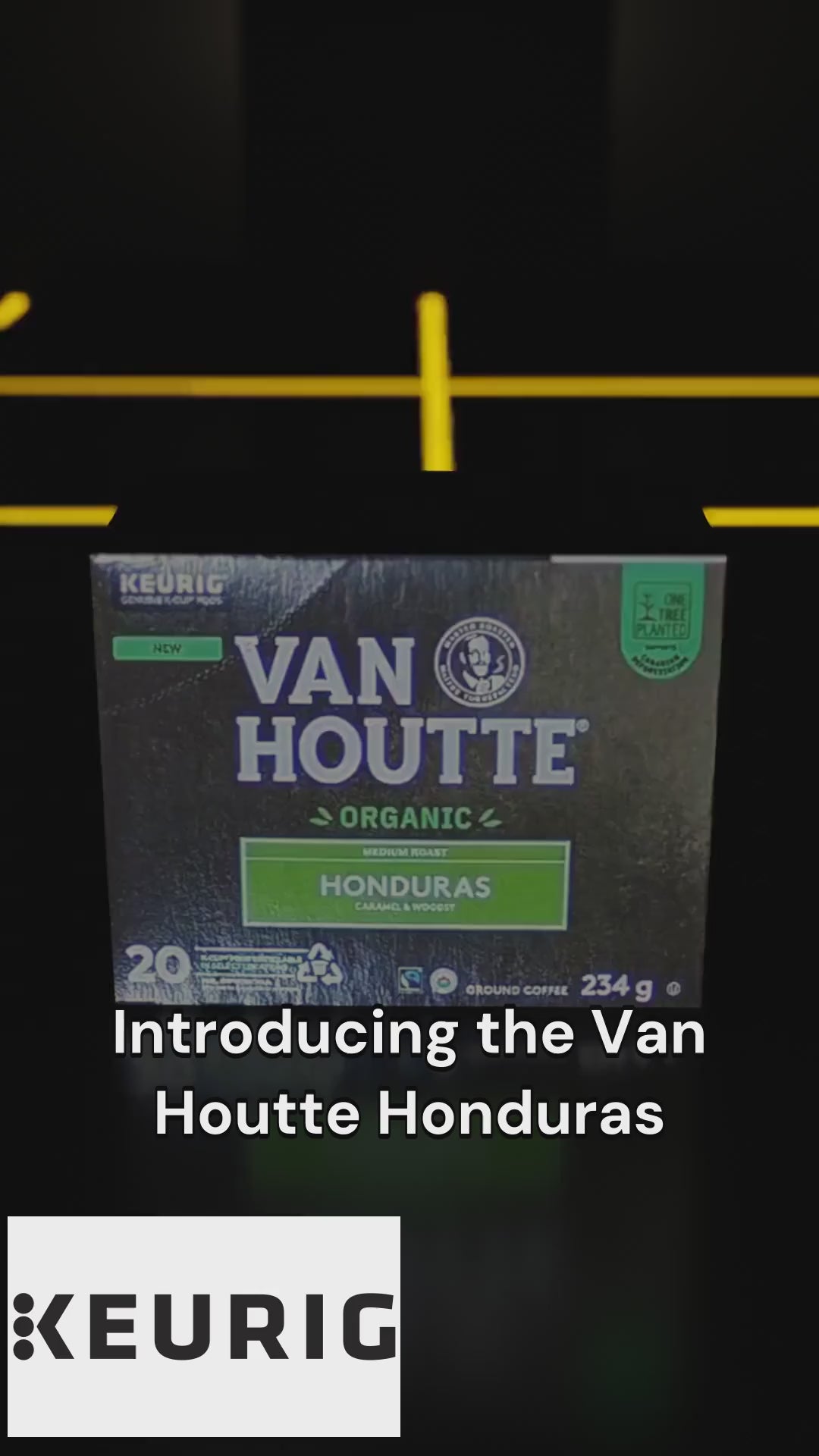 COFFEE-K CUP VAN HOUTTE HONDURAS EXTRA BOLD MEDIUM ROAST 20/BX