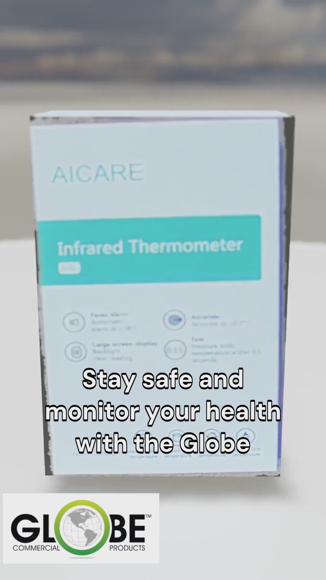 Globe – Thermomètre infrarouge sans contact