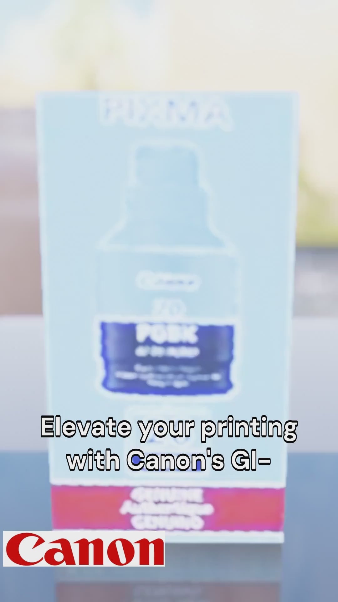 Canon GI-20 – Bouteille d’encre noire pigmentaire – 3383C001