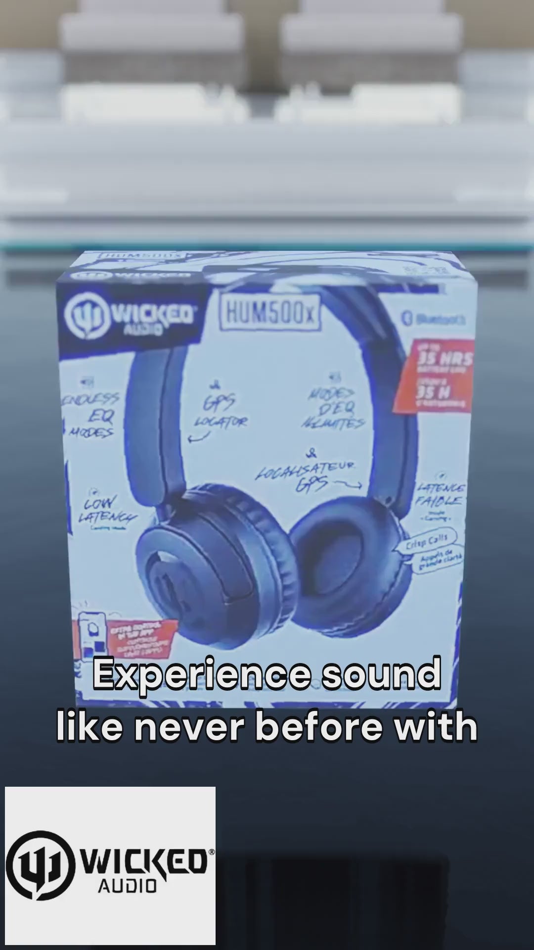 Hum 500x BT Headphone Black
