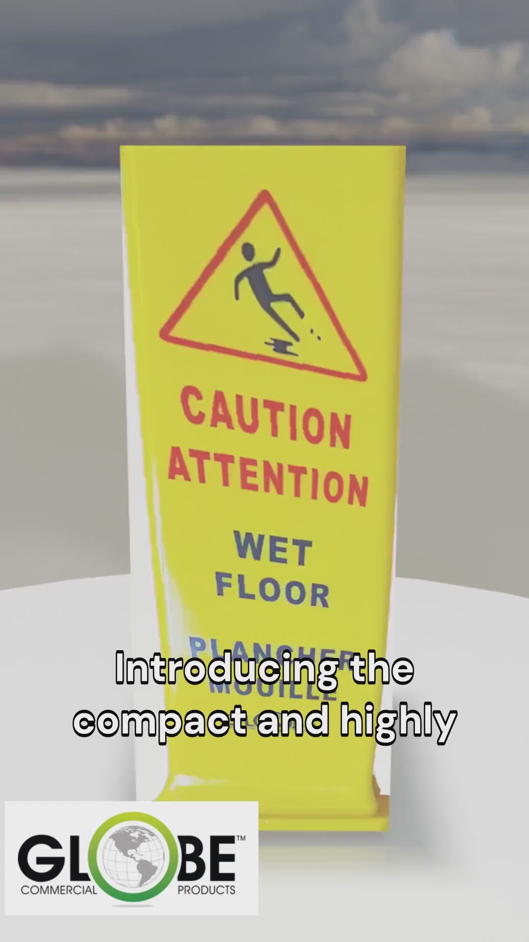 Globe – 26-in. Bilingual Safety Cone