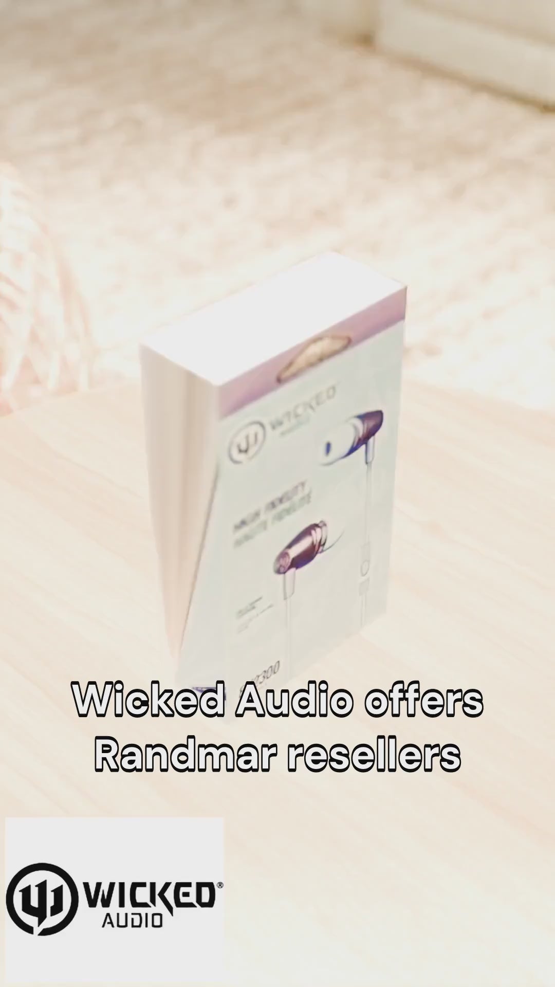 Wired Earbud w/Mic, Rose Gold, EX2300 Line