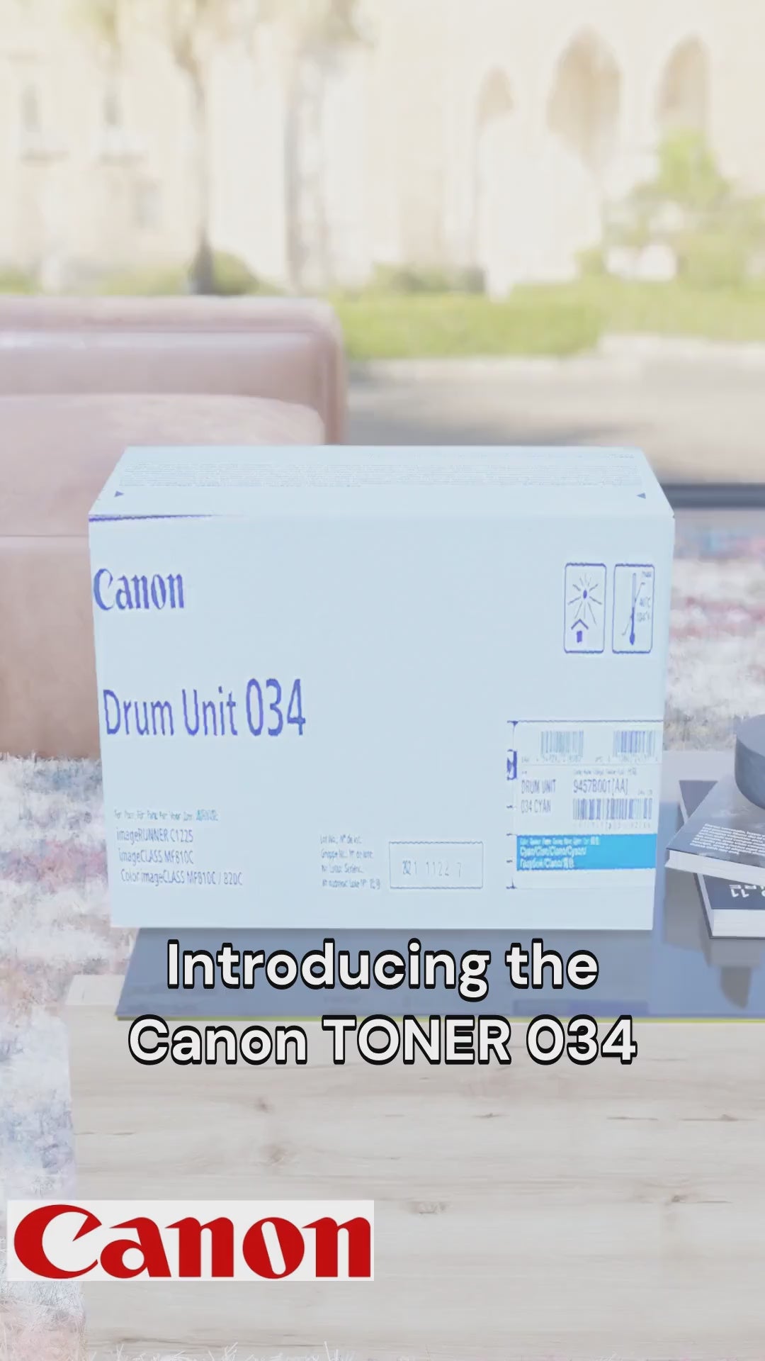 Canon 034 – Unité de tambour cyan – 9457B001