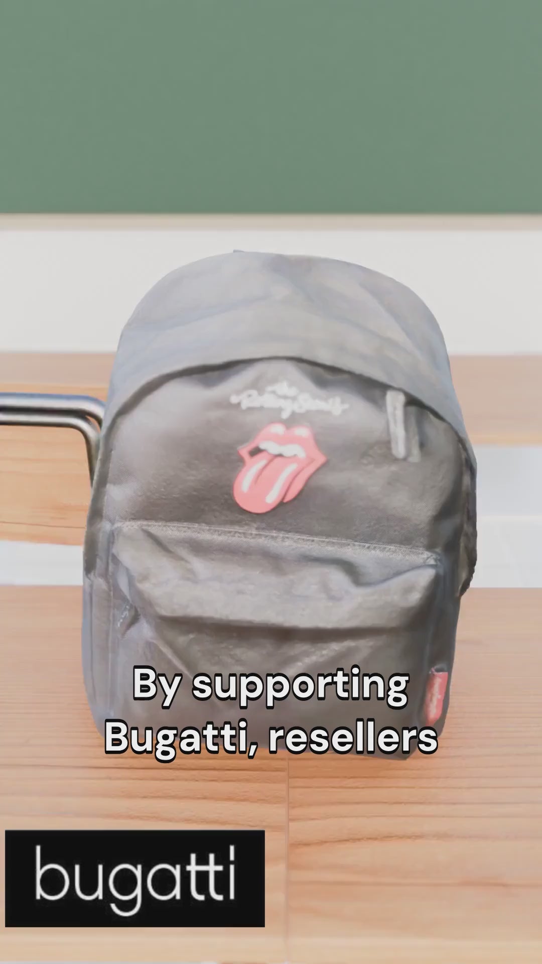 BKP6020RS The Rolling Stones The Core Backpack - 100% Polyester