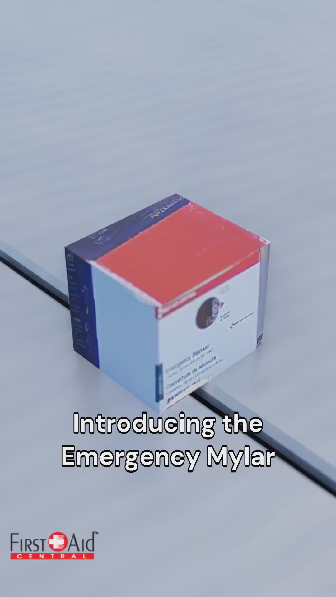 Emergency Mylar Blanket 1.3m x 2.1m (52" x 84"), 1 per Box