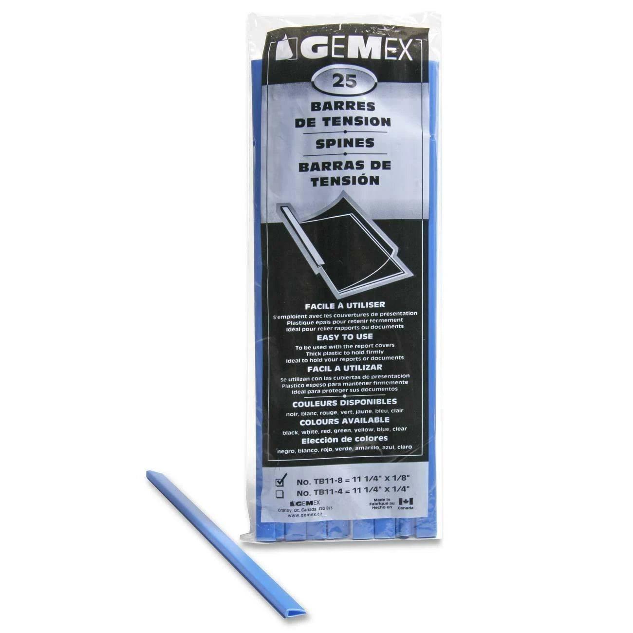 Barres de tension Gemex TB11-8B bleu 1/8" - Distribution Conrad