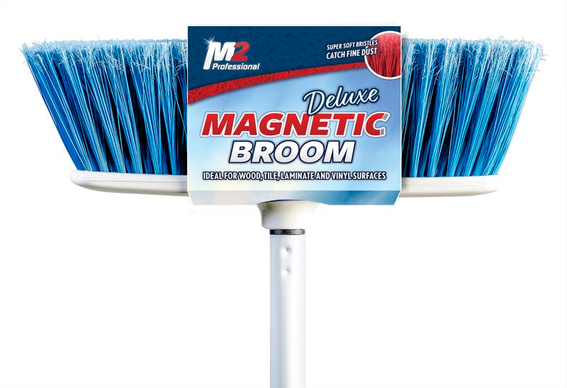 M2 BM-4300-BL – balai magnétique Pluto bleu avec manche 48 po