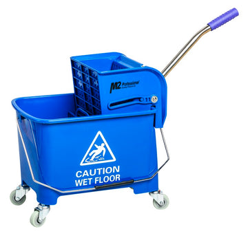 M2 BW-S1011-BL – ensemble Junior à essoreuse latérale bleu