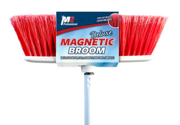 M2 BM-4300-RD – balai magnétique Pluto rouge avec manche 48 po