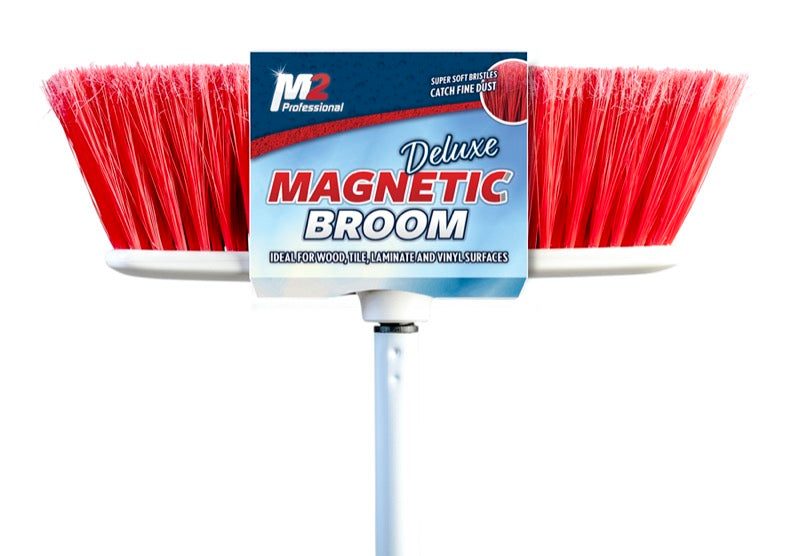 M2 BM-4300-RD – balai magnétique Pluto rouge avec manche 48 po