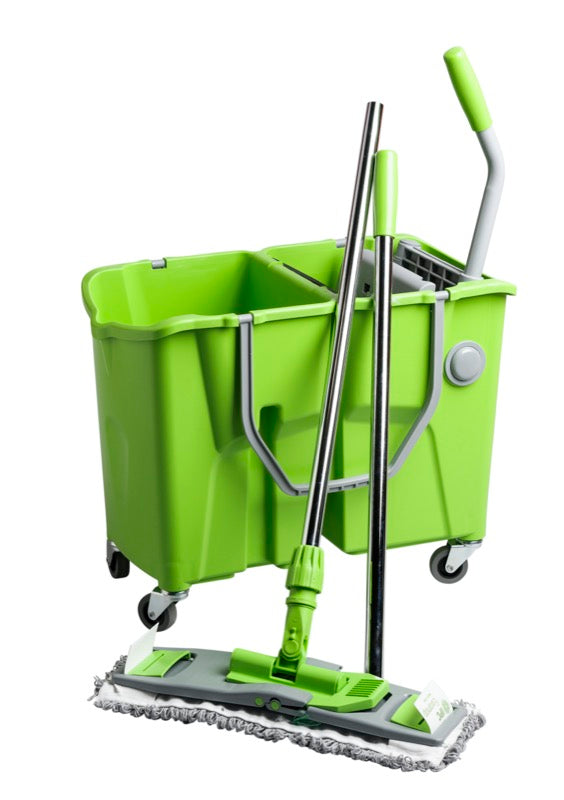 M2 EFM-DB4510 – ensemble de départ microfibre avec double seau