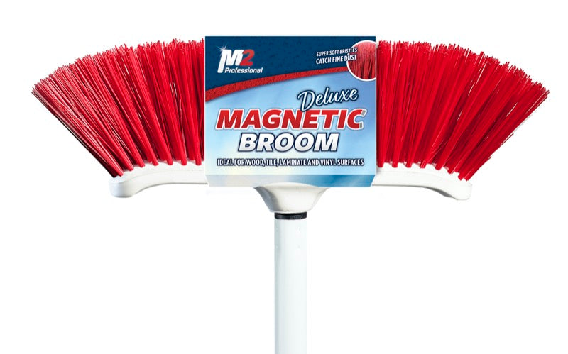 M2 BM-4200-RD – balai magnétique Venus rouge avec manche métal