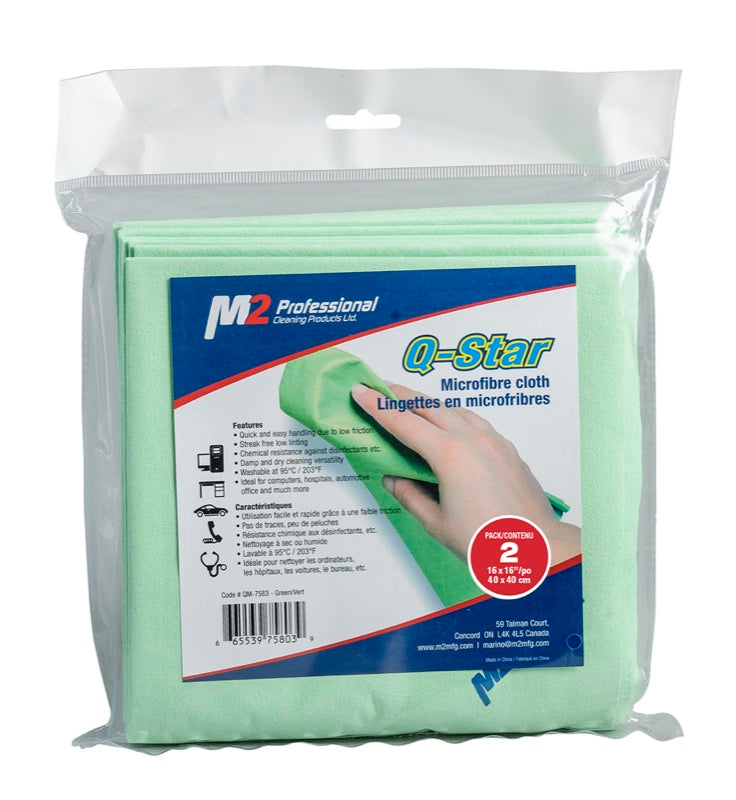 M2 QM-7683 – chiffon microfibre Q-Star vert