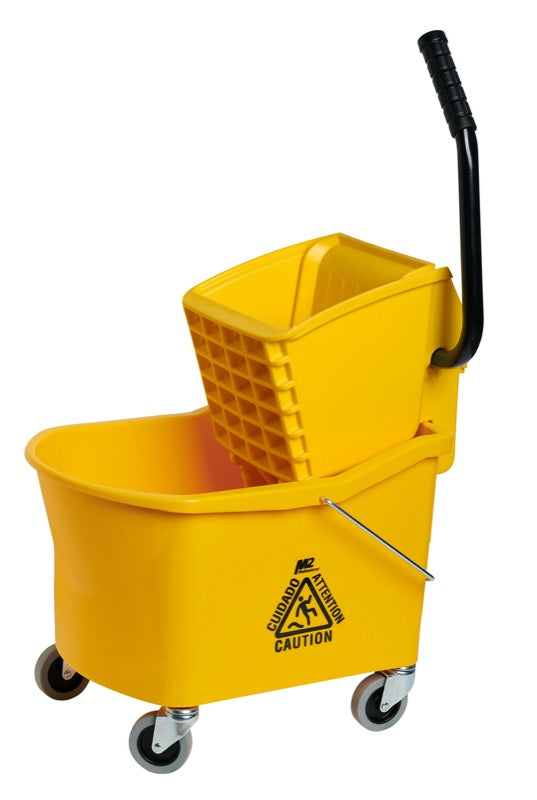 M2 BW-S34100-YE – ensemble Grizzly à essoreuse latérale 32 pintes jaune