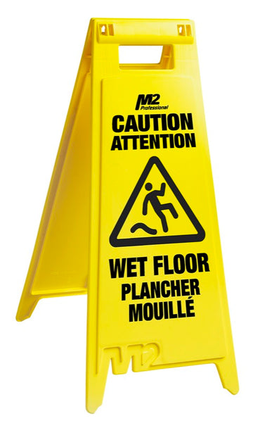 M2 WF-7003 – panneau de plancher Attention sol mouillé français/anglais