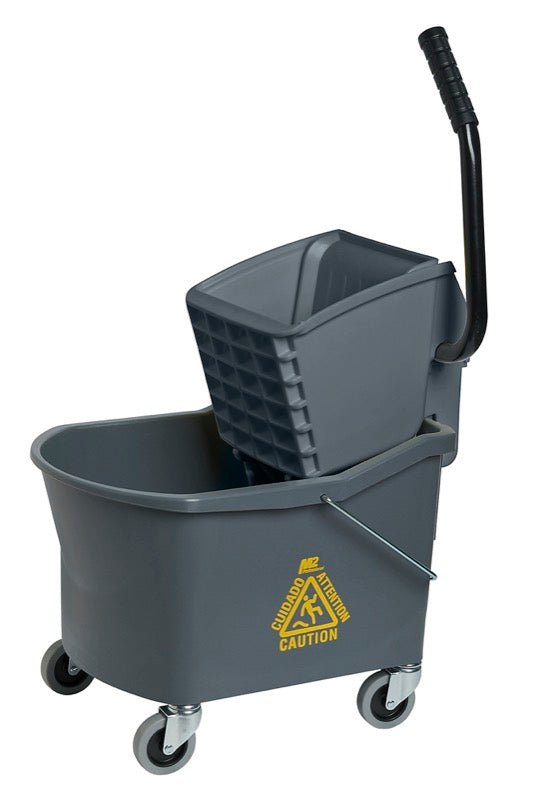 M2 BW-S34100-GY – ensemble Grizzly à essoreuse latérale 32 pintes gris