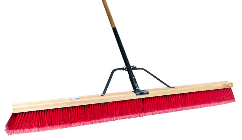 M2 PB-800-RB48 – balai-poussoir Ryno médium 48 po rouge et noir