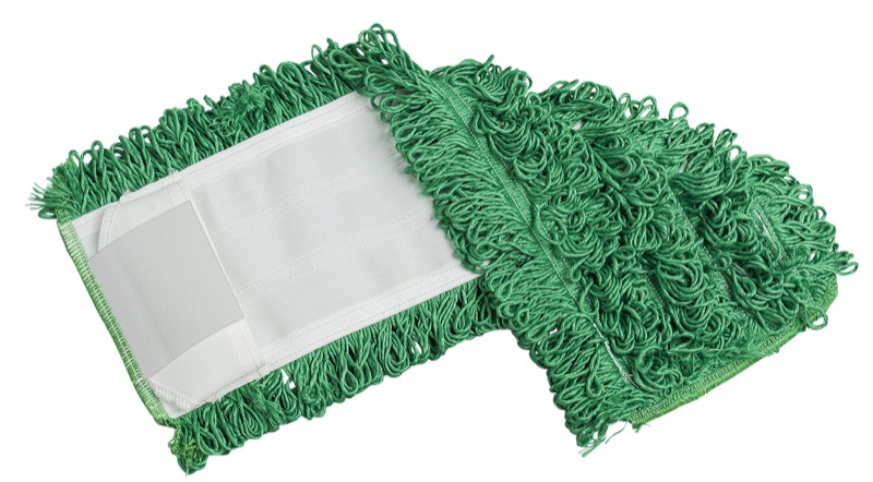 M2 EFM-FM5100-GN – recharge microfibre bouclée pour vadrouille plate verte