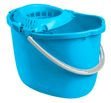 M2 PA-UT1015 – seau 15 L bleu avec essoreuse conique