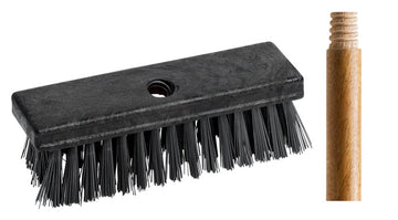M2 BD-1508-348W – brosse à récurer rigide 8 po avec manche en bois