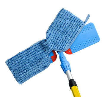 M2 FM-P1001 – vadrouille microfibre Duo bleue 16 po