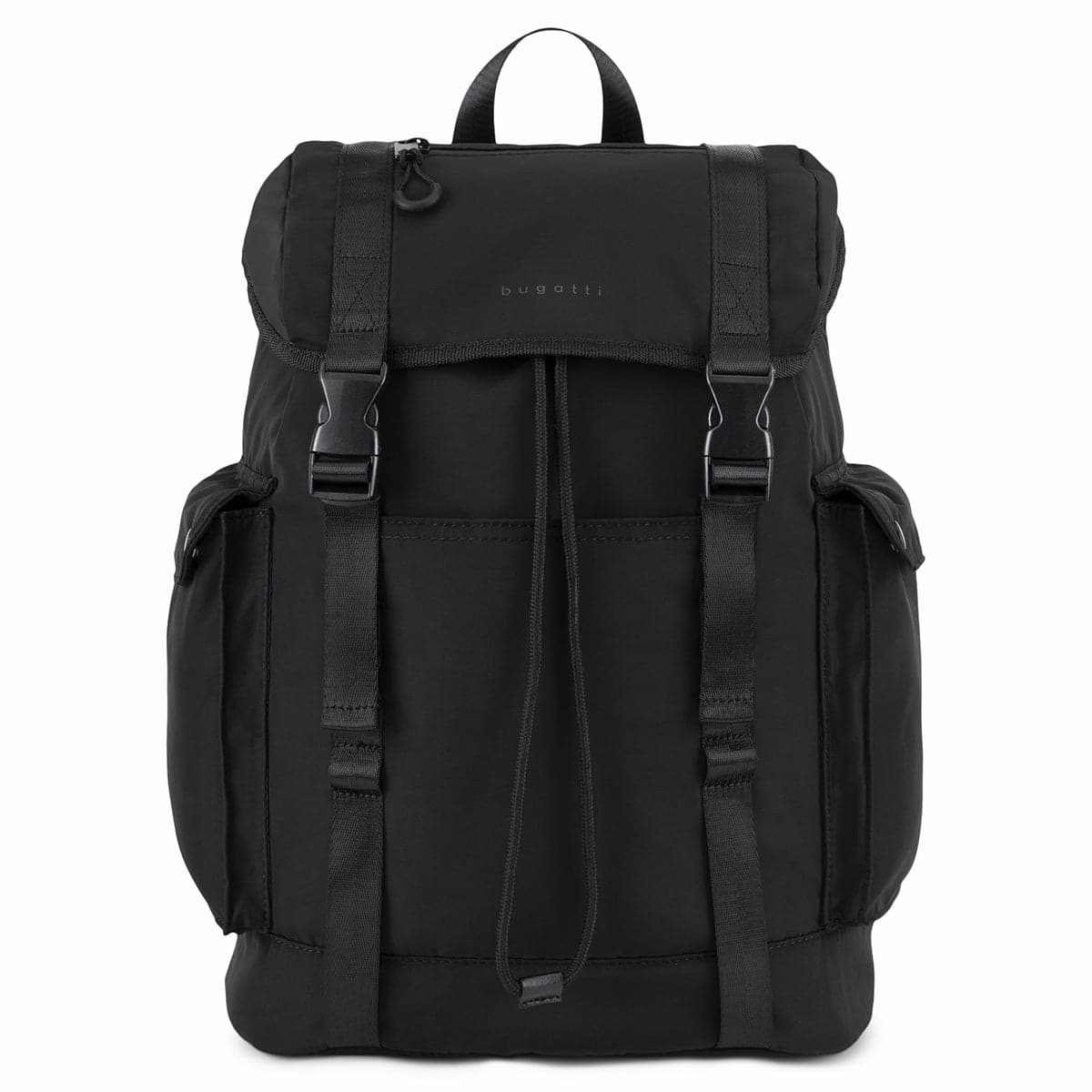 Sac à dos noir Bugatti Brookside pour ordinateur portable 15,6 po, vue de face