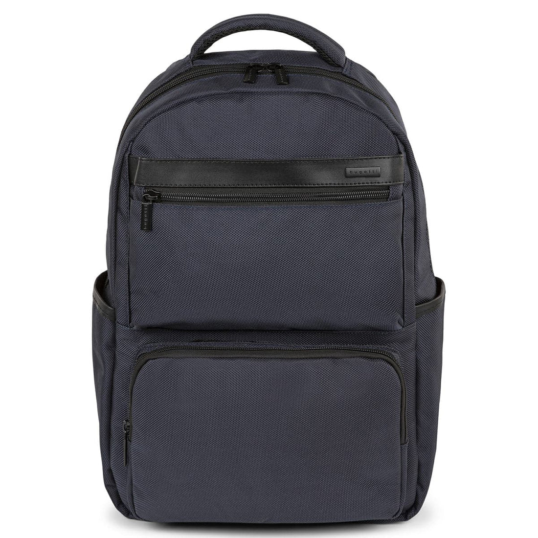Sac à dos bleu marine Bugatti Traveller pour ordinateur portable 15,6 po, vue de face