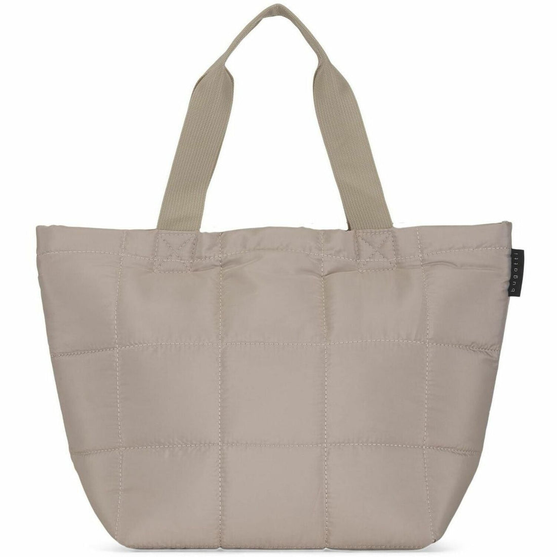 Sac à lunch matelassé Bugatti Foodie en nylon taupe pâle, référence COO2489BU-LIGHTTAUPE